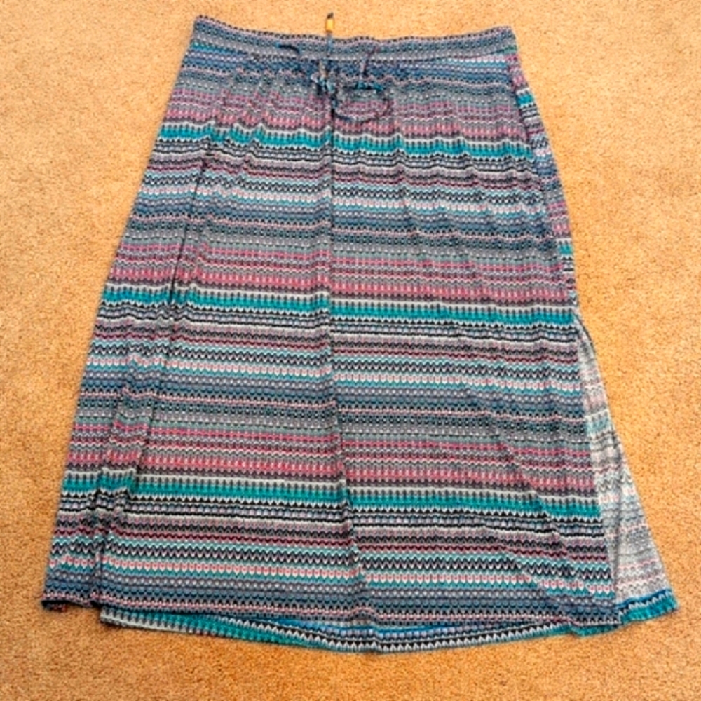 Multicolor Patterned Women's Skirt